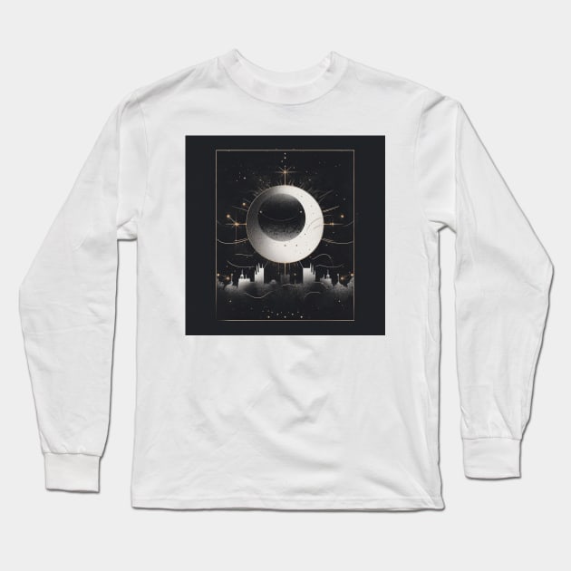 Night City Long Sleeve T-Shirt by Sheptylevskyi